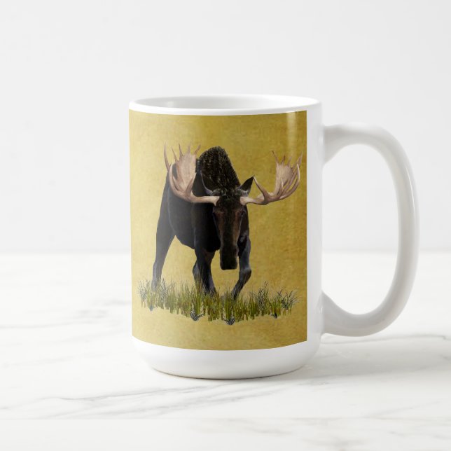 Charging Bull Moose Kaffemugg (Höger)