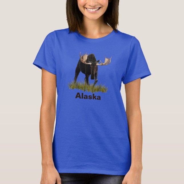 Charging Bull Moose T-shirt (Framsida)