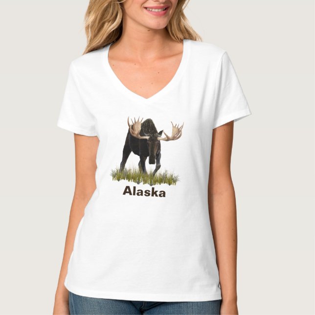 Charging Bull Moose Tee (Framsida)