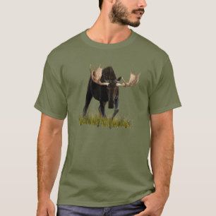 Charging Bull Moose Tee Shirt