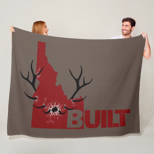 Charging Elk Fleecefilt (På plats)