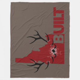 Charging Elk Fleecefilt