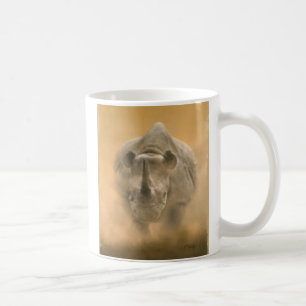 Charging Rhino - Pastels Kaffemugg