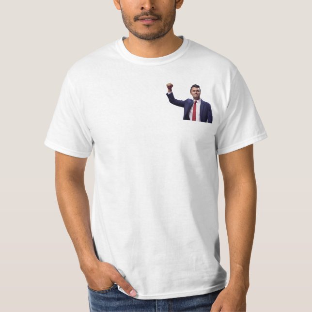 Charile kirk christan kirk t shirt (Framsida)