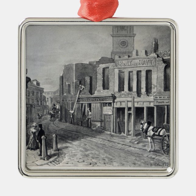 Charing kor, 1830 julgransprydnad metall (Framsidan)