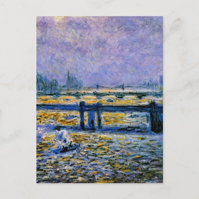 Charing Kor Bridge, reflektion på teman Vykort (Framsida)