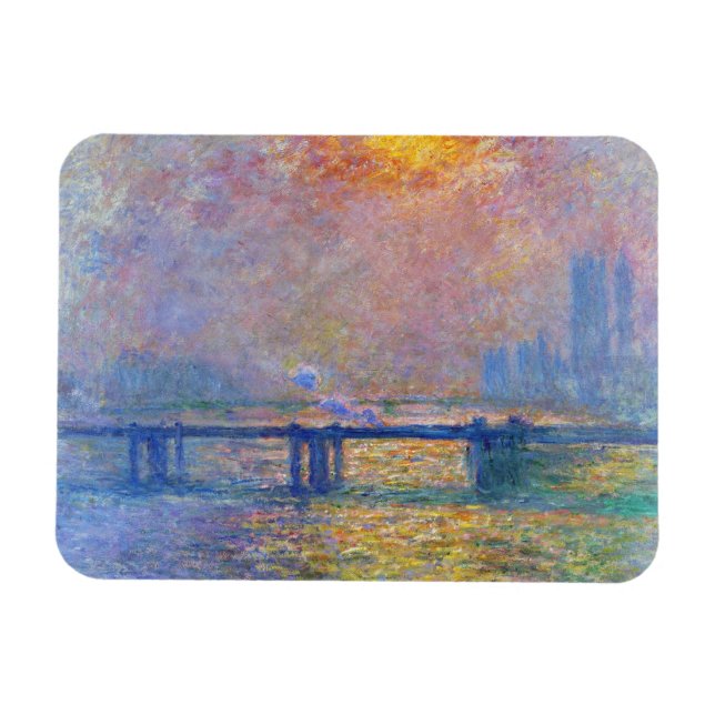 Charing Kor Bridge, Themes, Claude Monet Magnet (Horisontell)