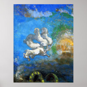 Chariot Apollo - av Symbolist Odilon Redon Prin Poster