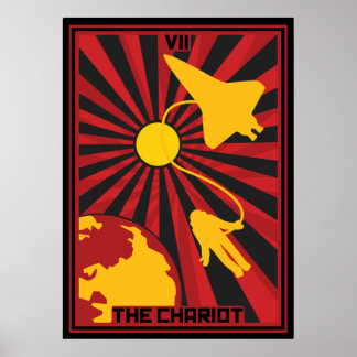 Chariot Card Poster