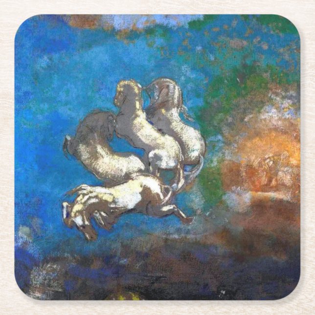 Chariot of Apollo, Redon Underlägg Papper Kvadrat (Framsidan)