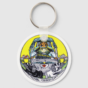 Chariot Tarot Nyckelring