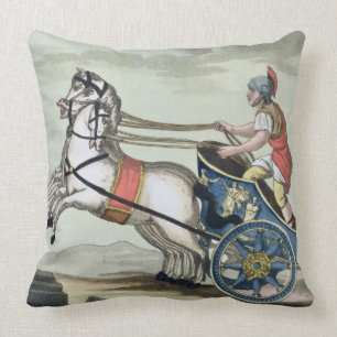 Charioteer, från "L'Antica Roma", 1825 (färg bel Kudde