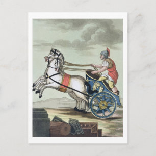 Charioteer, från "L'Antica Roma", 1825 (färg belys Vykort