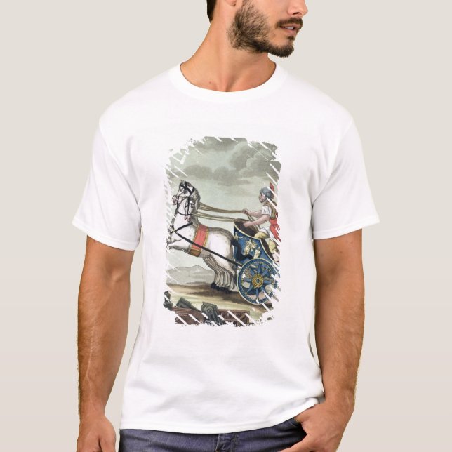 Charioteer från "L'Antica Roma", 1825 (färg tände T-shirt (Framsida)