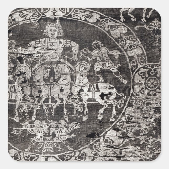 Charioteer Fyrkantigt Klistermärke (Framsida)