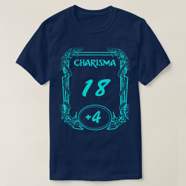 Charisma Stat T Shirt (Design framsida)