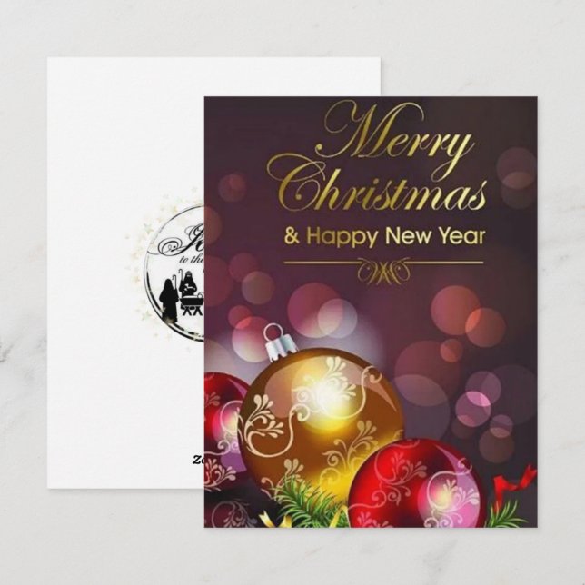 charismas-kort julkort (Fram/baksida)