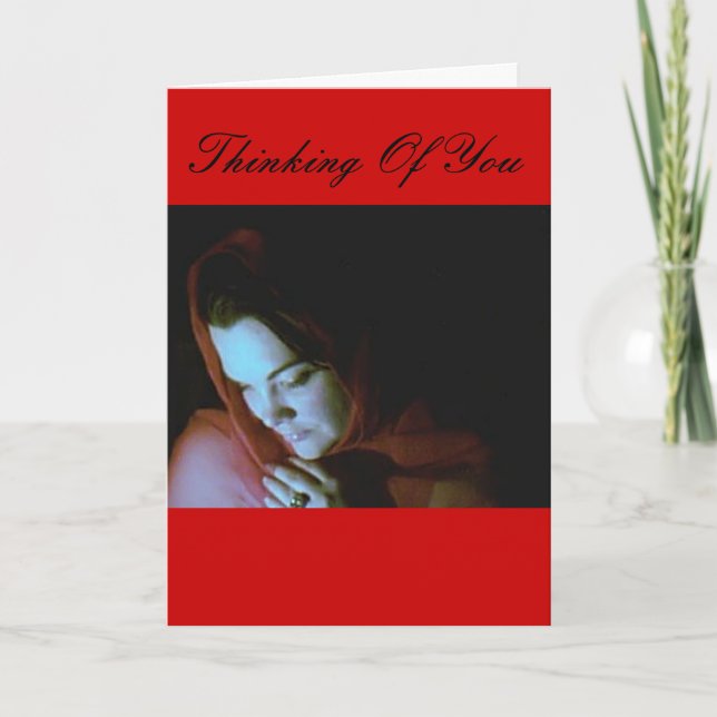 Charity Angel, du tänker Kort (Framsida)