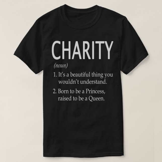 Charity Namn Gift 100 T Shirt (Design framsida)