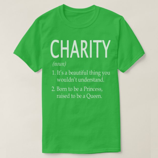 Charity Namn Gift 102 T Shirt (Design framsida)