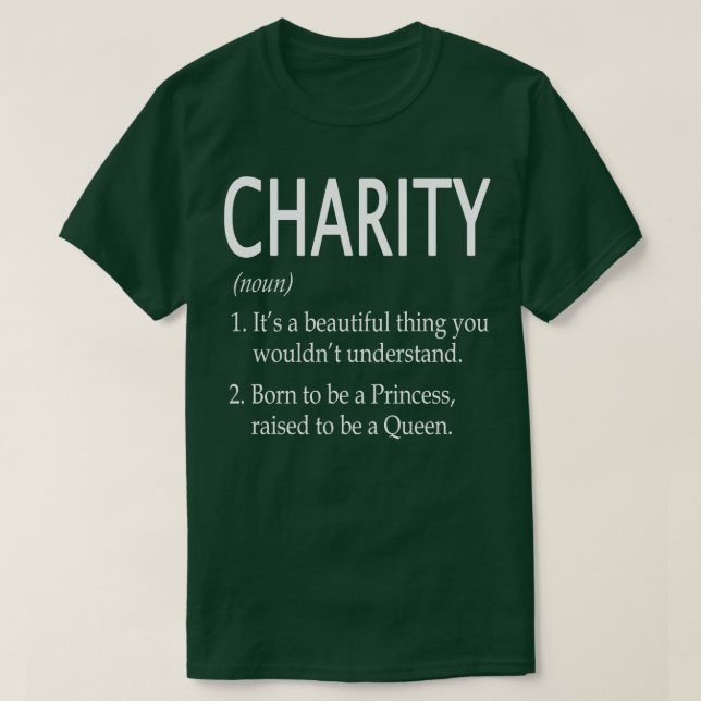 Charity Namn Gift 35 T Shirt (Design framsida)