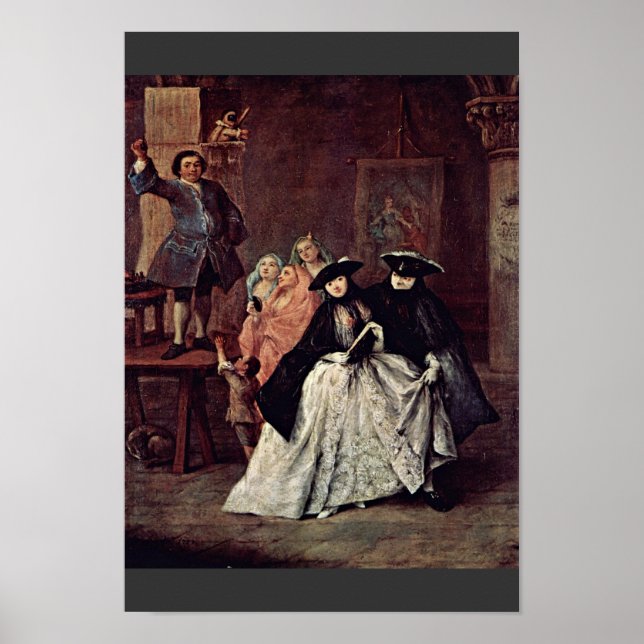 Charlatan by Longhi Pietro (bästa kvalitet) Poster (Framsidan)