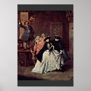 Charlatanen av Longhi Pietro (bäst kvalitets-) Poster