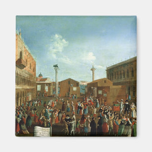 Charlatans i Piazzettaen San Marco, Venedig Magnet