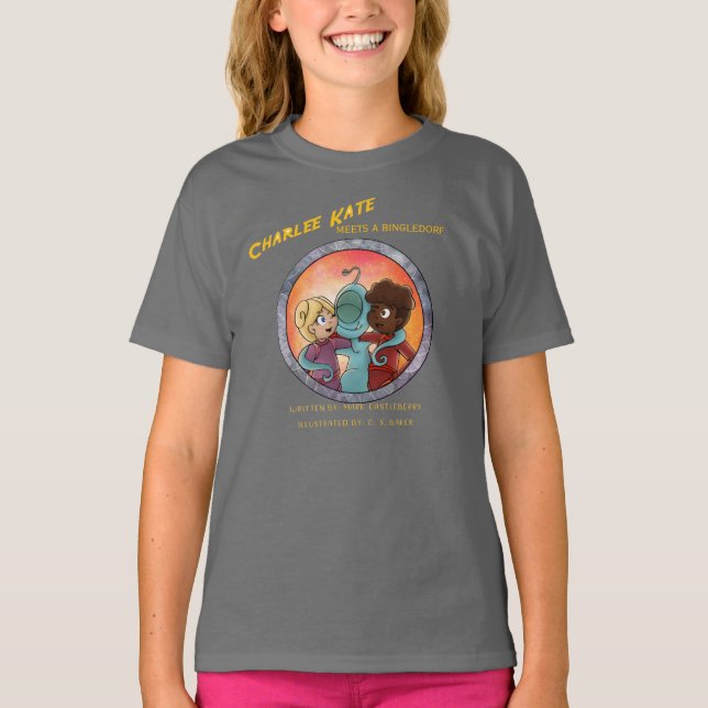 Charlee Kate möter en Bingledorf T Shirt (Framsida)