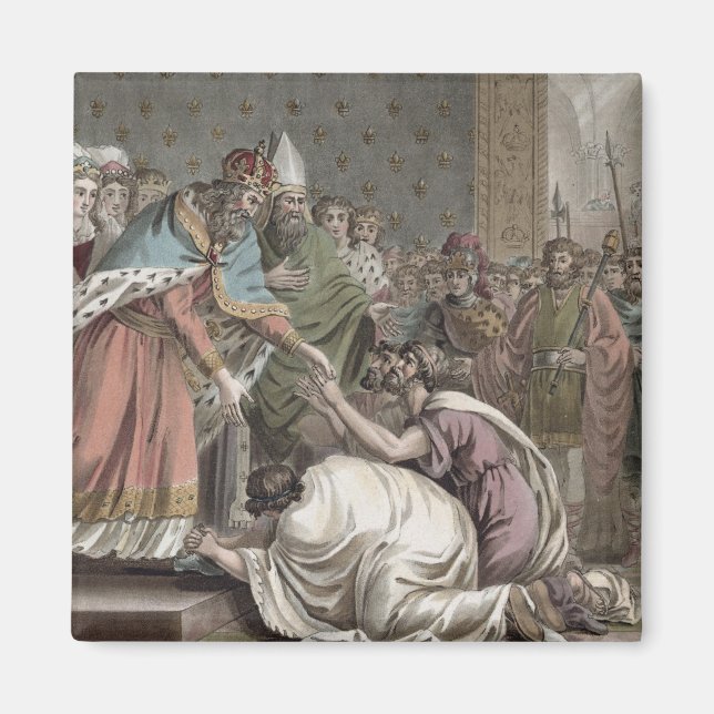 Charlemagne (742-814) magnet (Framsidan)