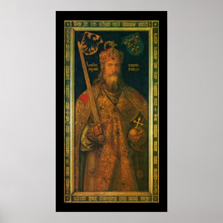 Charlemagne by Dürer Poster Skriv ut