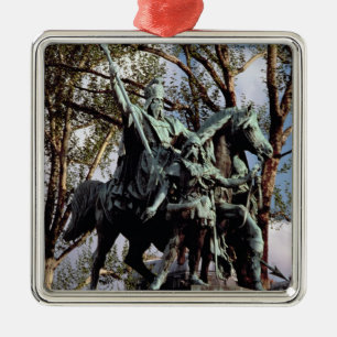 Charlemagne (Carolus Magnus, Charles underbaren) Julgransprydnad Metall