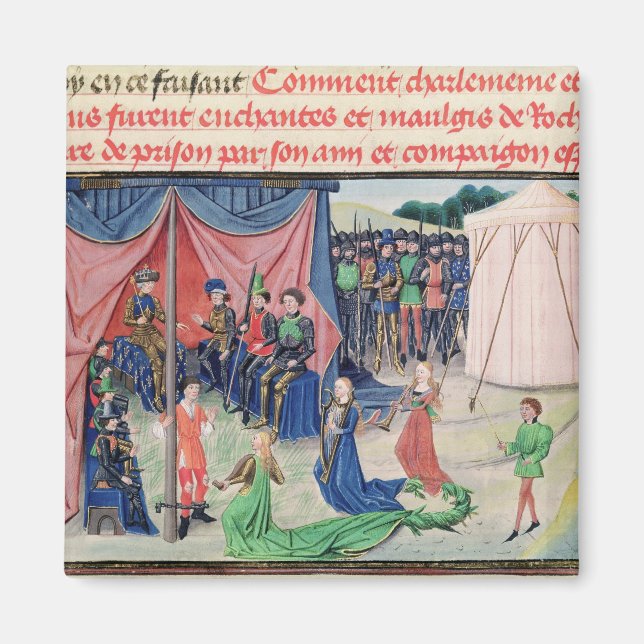 Charlemagne och hans baroner blev förtrollade magnet (Framsidan)