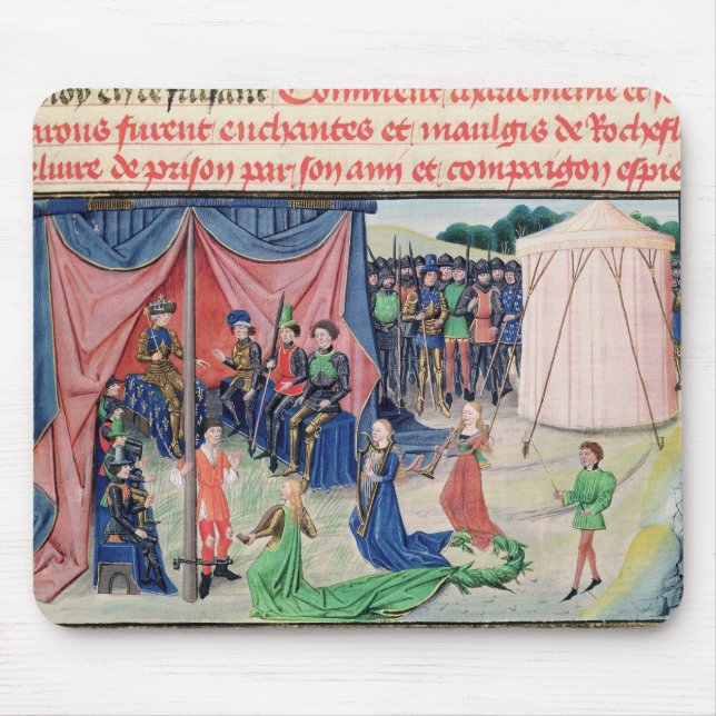 Charlemagne och hans barons som tjusas musmatta (Framsidan)
