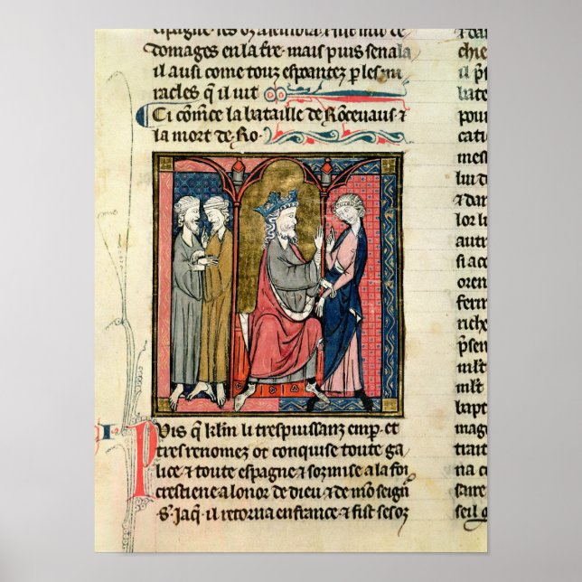 Charlemagne skickar Ganelon Poster (Framsidan)