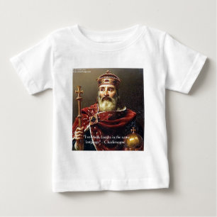 Charlemagne "Skrattar språk" Citat Gåvor & T-shirt