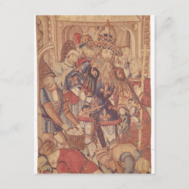 Charlemagne-verkstaden i Tournai Vykort (Framsida)