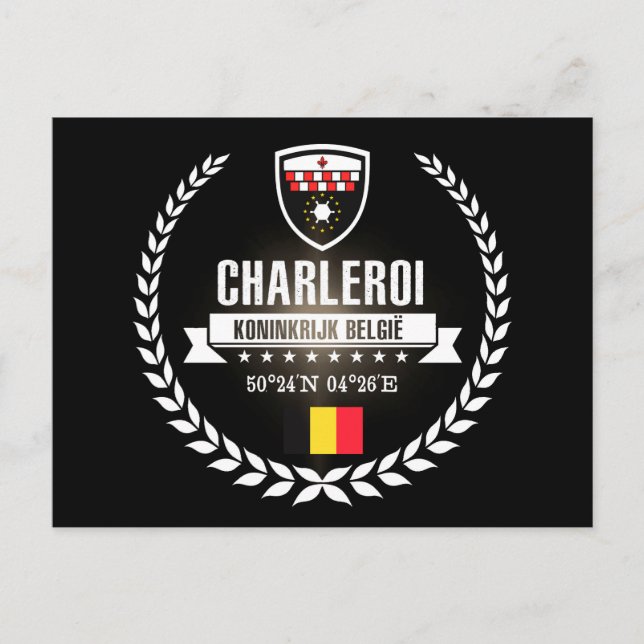 Charleroi Vykort (Framsida)
