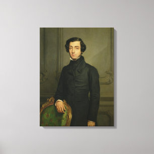 Charles-Alexis-Henri Clerel de Tocqueville 1850 Canvastryck