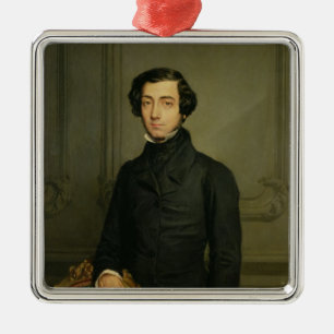 Charles-Alexis-Henri Clerel de Tocqueville 1850 Julgransprydnad Metall