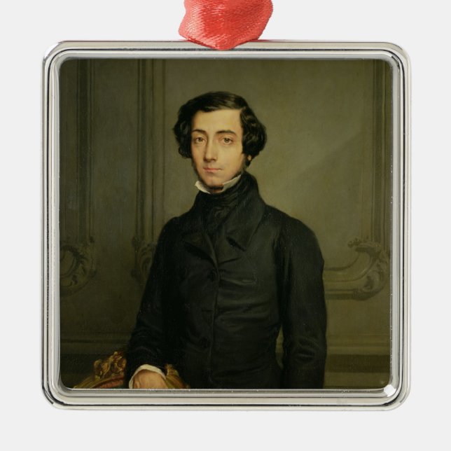 Charles-Alexis-Henri Clerel de Tocqueville 1850 Julgransprydnad Metall (Framsidan)