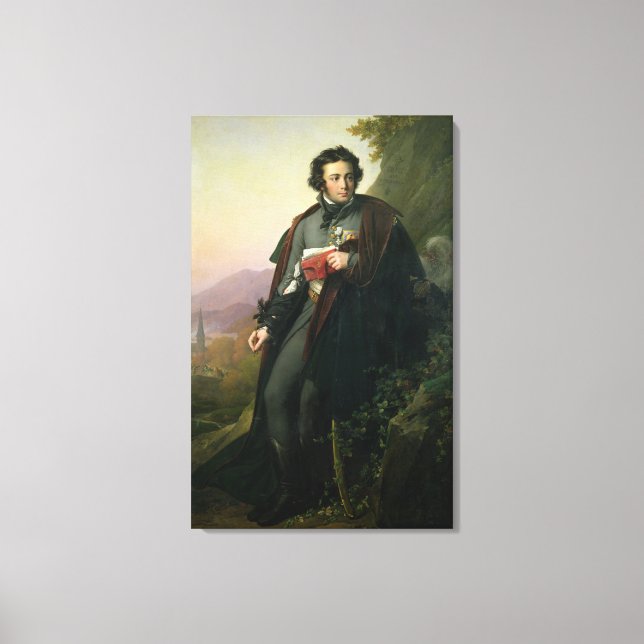 Charles-Artus de Bonchamps 1824 Canvastryck (Framsida)