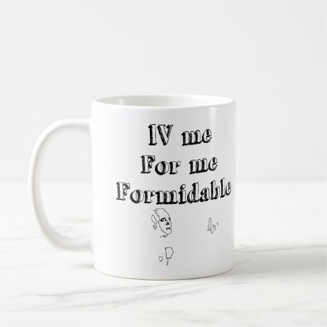 Charles Aznavour, Formidable/Veritable T-Shirt Mug Kaffemugg (Vänster)