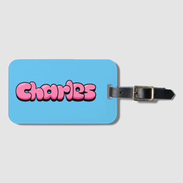 Charles Bagagebricka (Framsida horisontal)