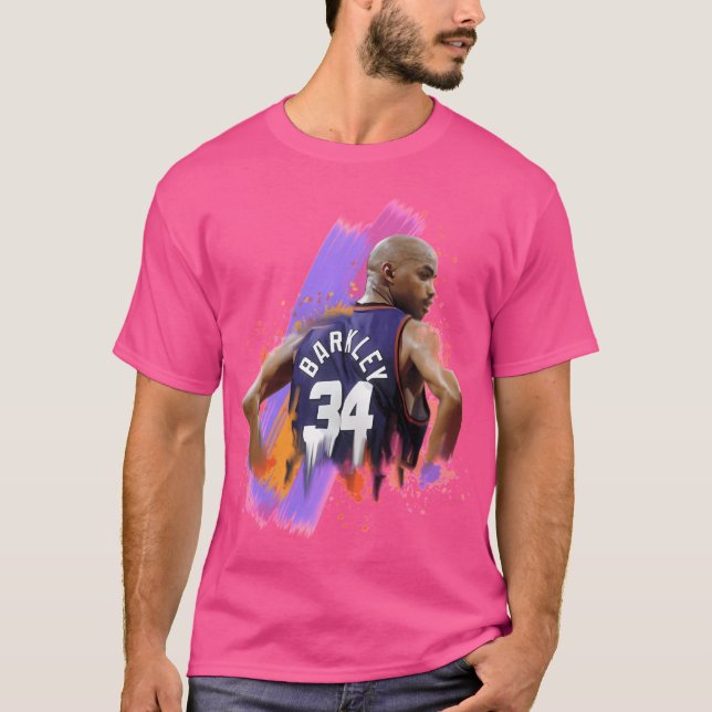 Charles Barkley Basketball 34 Back Side T Shirt (Framsida)