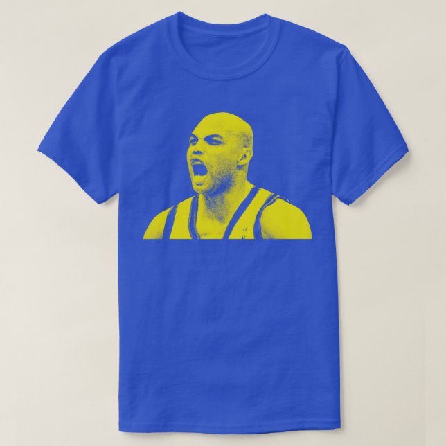 Charles Barkley New Sketch Retro T Shirt (Design framsida)