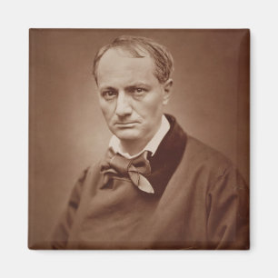 Charles Baudelaire (1821-67), fransk poet, portrai Magnet