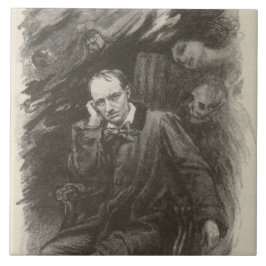 Charles Baudelaire (från Georges Rochgrosse) Kakelplatta