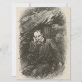 Charles Baudelaire (från Georges Rochgrosse) Kort