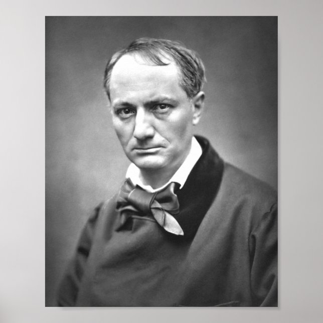 Charles Baudelaire Porträtt Poster (Framsidan)